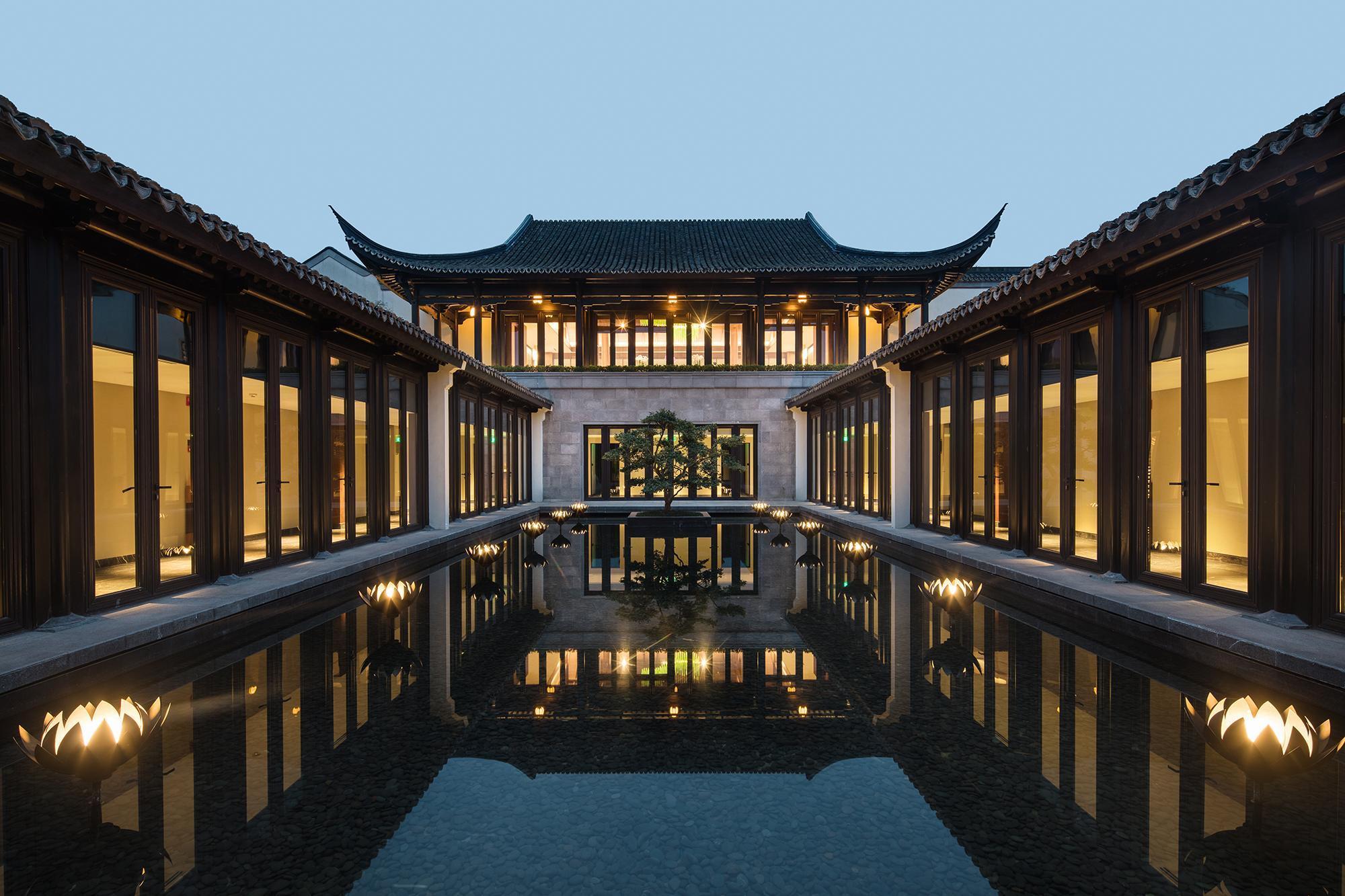 ホテル Banyan Tree Anji 湖州市 エクステリア 写真