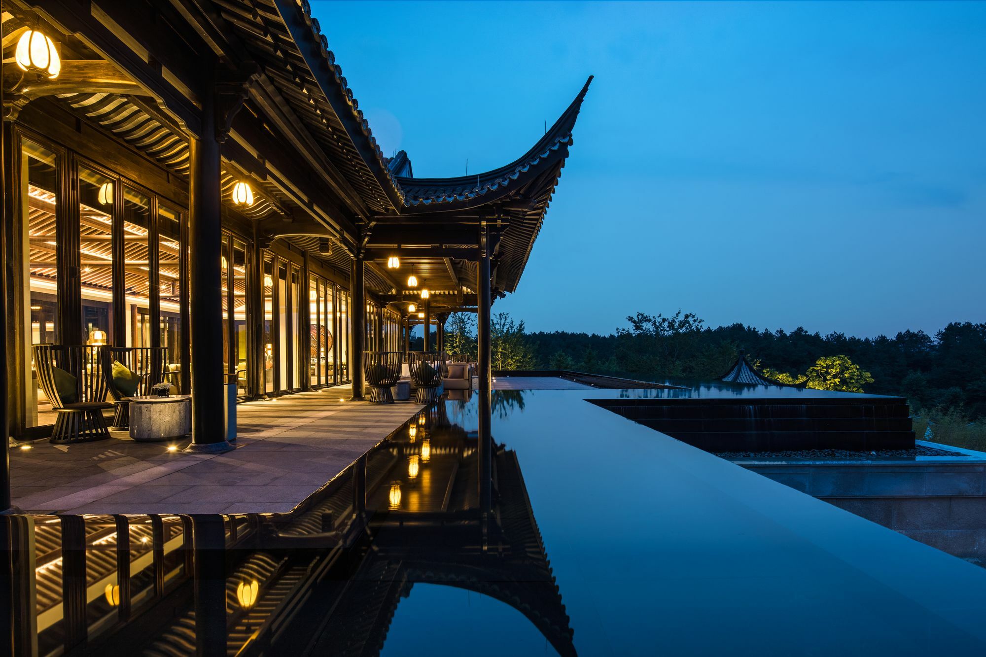 ホテル Banyan Tree Anji 湖州市 エクステリア 写真